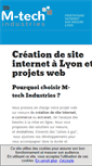 Mobile Screenshot of mtech-industries.fr
